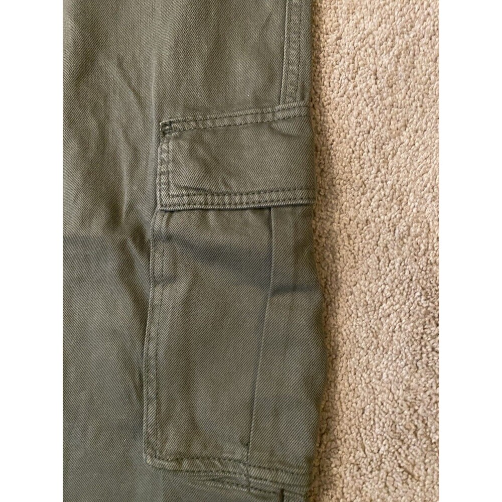 Wild Fable Mid-Rise Wide Leg Baggy Cargo Pants Camo Green Women’s Size 8 - Picture 9 of 16